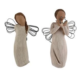 Willow Tree Bright Star & Thank You Angels by Susan Lordi - 6” Figurines
